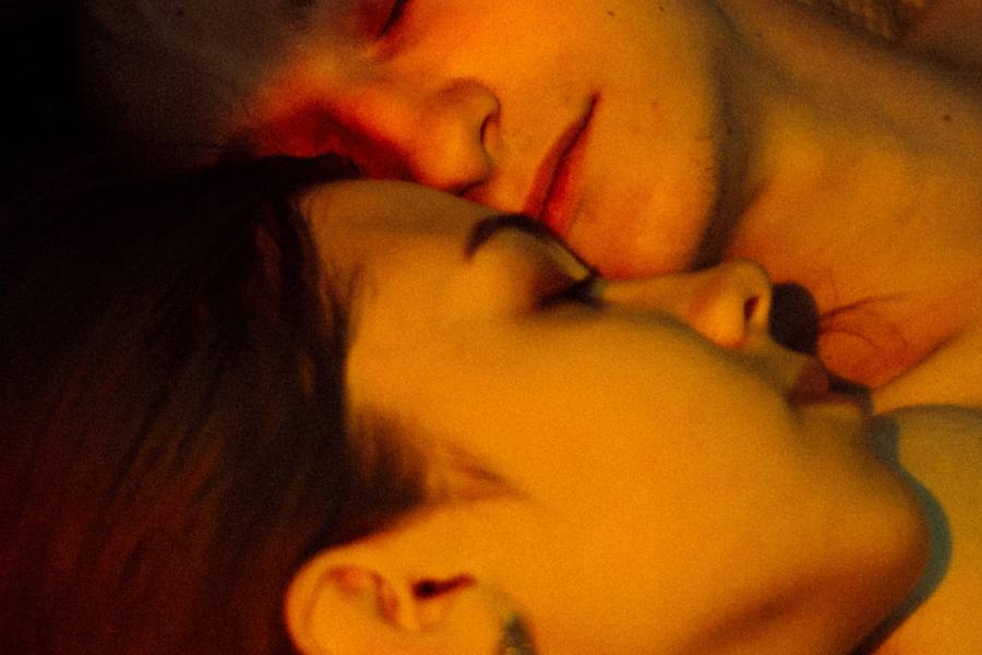 Two women lying together