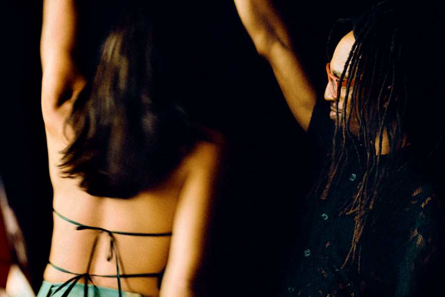 Couple dancing together